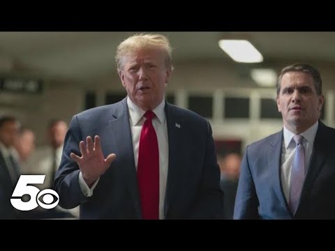 Trump responds to New York fraud case, Haley comments