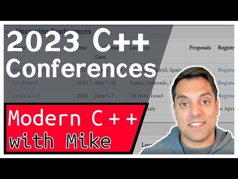 [News] Upcoming C++ Conferences for 2023 | Modern C++ Series Ep. 127