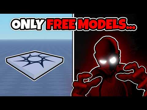 I Tried Making a ROBLOX Horror Game With ONLY FREE MODELS...