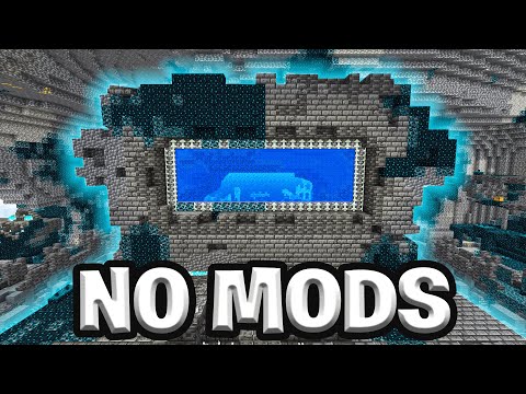 I added Minecraft's DEEP DARK DIMENSION in 1 week