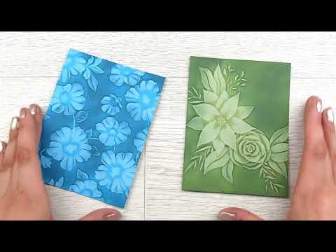 ⚪⚪White Ink Embossing Tips And Tricks!! ⚪⚪ (1042)