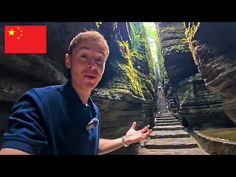 Exploring a Real-Life Stone Maze in China! 🇨🇳
