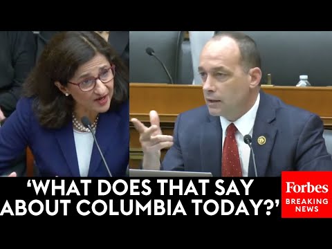 Bob Good Does Not Let Up Grilling Columbia University President About Antisemitism On Campus