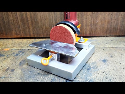 Шлифовальный станок из болгарки своими руками. Homemade Stand for angle grinders.