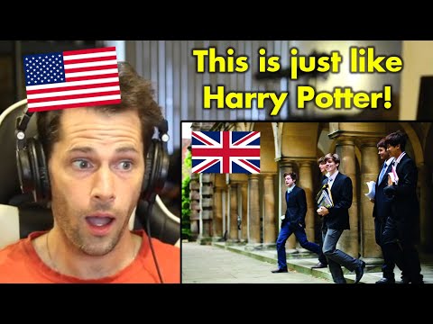 American Reacts to British Boarding School