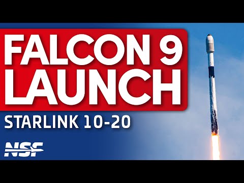 🚀 SpaceX Falcon 9 Launches Starlink 10-20 Mission