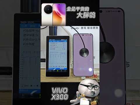 vivo x300 OLED Display PWM Flicker TEST