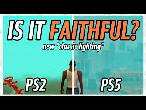 San Andreas Definitive Edition “classic lighting” - Is it faithful to the PS2?