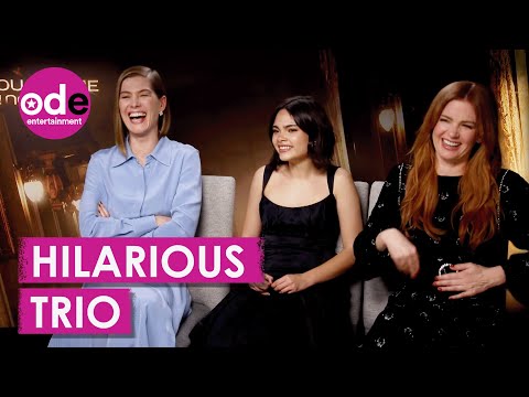 Isla Fisher, Rosamund Pike & Ariana Greenblatt Talk Spice Girls, Sausages & Sorcery