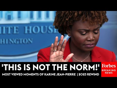 ‘You Should Be Ashamed’: Watch Karine Jean-Pierre’s Most-Viewed Moments From Past Year | 2023 Rewind