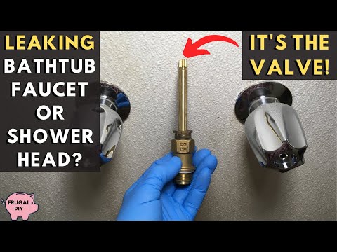Fix Leaking Shower Head or Bathtub Faucet | Rebuild & Replace Shower Valve