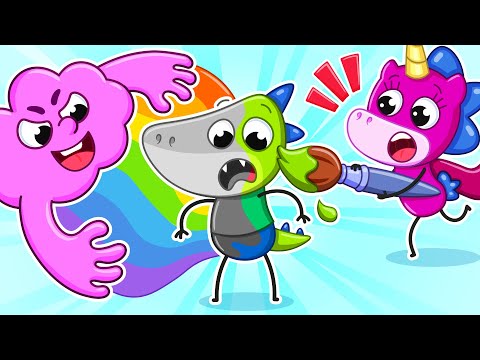 Oh no! My Color Was Stolen! | Find My Color & More Funny Kids Stories 🌈🎨 | Teeny Mimi🦄