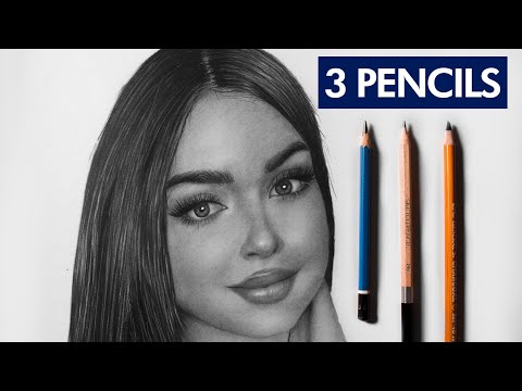 WHY I ONLY DRAW PORTRAITS WITH 3 PENCILS