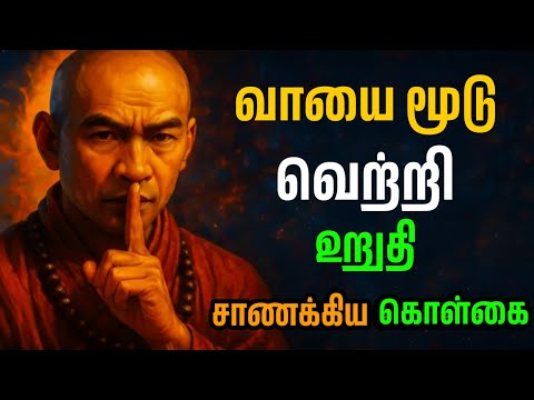 சாணக்யாரின் அற்புதமான கொள்கை. வாயை மூடு ! வெற்றி நிச்சயம்! / Chanakya Niti arthashastra