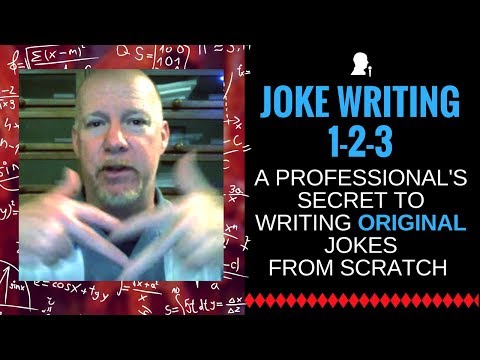 How to Write a Joke in 1-2-3