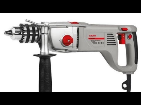 Обзор и первое испытание сетевой дрели CROWN CT10120