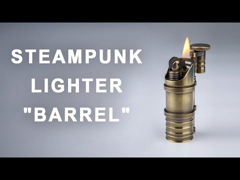 Making a Steampunk Lighter  "Barrel"