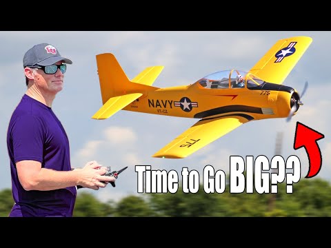 Is Bigger Better?? An E-flite Carbon-Z 2.0m T-28 Trojan Review
