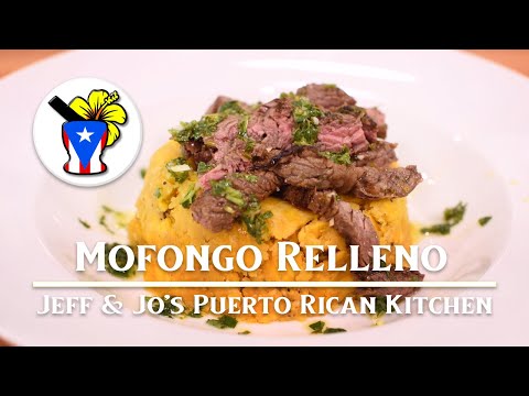 Mofongo Relleno de Churrasco - Easy Puerto Rican Recipe
