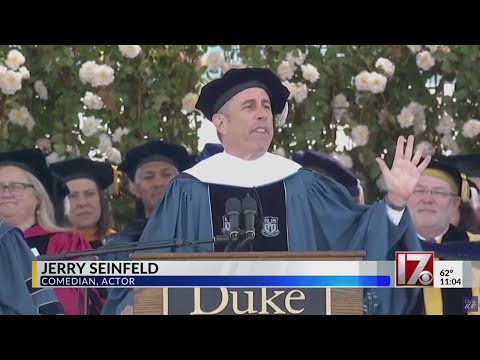 Dozens walk out at Seinfeld’s Duke commencement speech