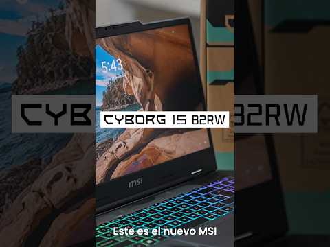Nueva #laptop #gaming MSI Cyborg 15 con RTX 5050.