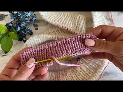 Итальянский набор петель по кругу!