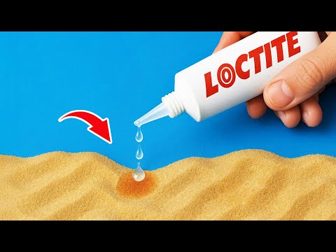 Super Glue and Sand Miracle! Pour Glue on Sand and Amaze With Results