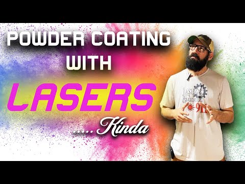 Powder Coating With Lasers..Kinda | A New Way To Fill Your Engraving With Vibrant Color