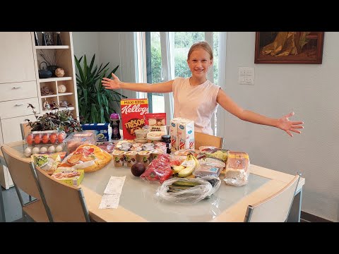Цены на продукты в Швейцарии/Что можно купить на 100 евро/Покупка продуктов на 2 недели