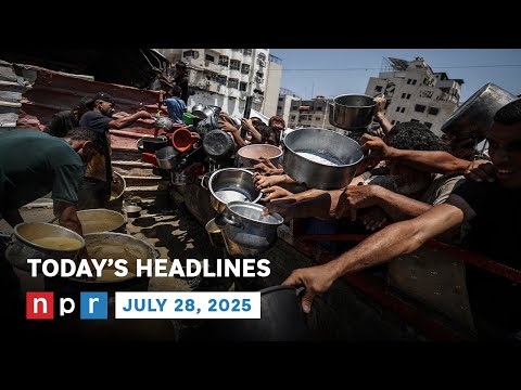 Israel Pauses Some Attacks To Allow For More Aid Into Gaza | NPR News Now