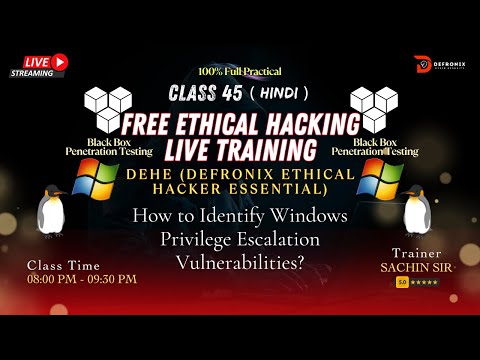 Day-45 Identify Windows Privilege Escalation Vulnerabilities - Free DEHE Course [ Hindi ]