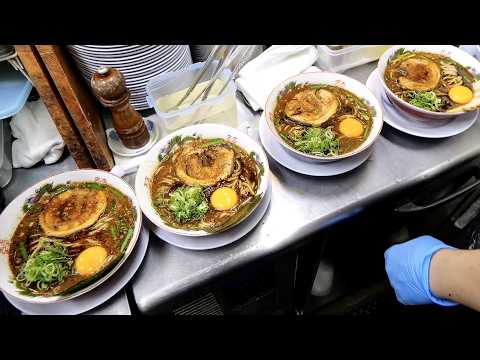 Preparations started at 7AM → The Super Couple Sells 260 Bowls a Day at this 15 Seats Ramen Shop!