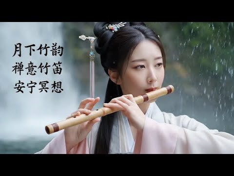 月下竹韵 - 禅意竹笛 - 安宁冥想  || Moonlit Bamboo - Tranquil Flute Meditation