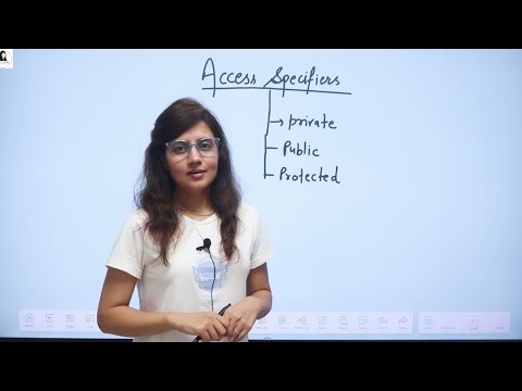 Access specifiers in C++ | Public Private Protected access specifiers in C++ programming #lecture 84