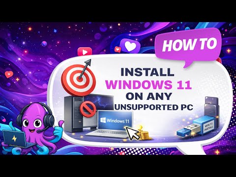 How to Install Windows 11 on Old PCs 2025 Method