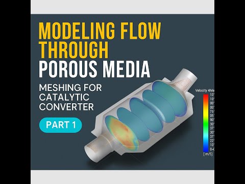 Modeling Flow Through Porous Media– Part 1: Meshing in Fluent Meshing (Catalytic Converter Tutorial)