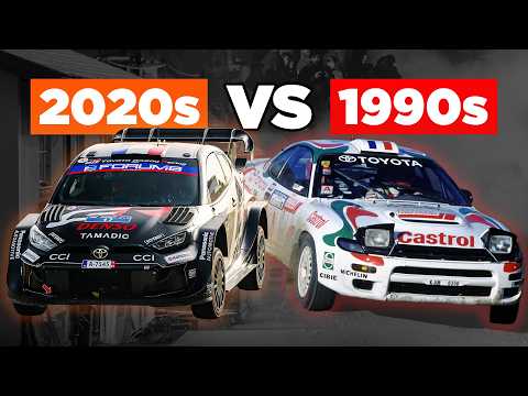 We Tested Old & New Toyota Rally Cars 👀 Celica vs GR Yaris