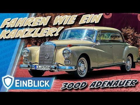 Das BESTE aus 🇩🇪? Mercedes 300d "Adenauer" W189 (1959) - So fährt der Kanzlerwagen nach 65 Jahren!