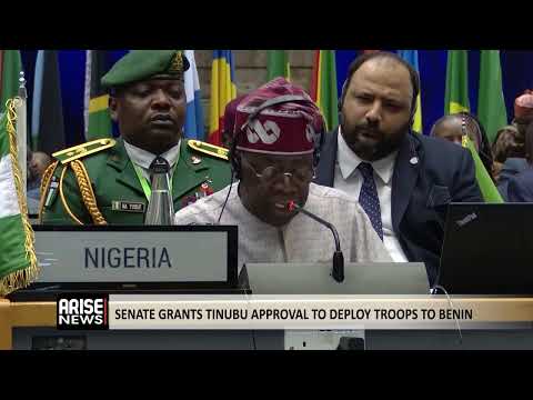 SENATE GRANTS TIINUBU APPROVAL TO DEPLOY TROOPS TO BENIN