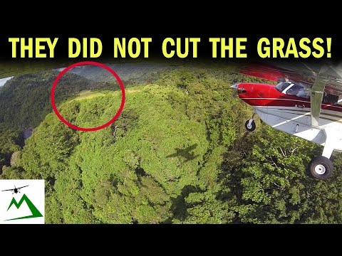 REMOTE MOUNTAIN RUNWAY Landing in Papua New Guinea | Bush Pilot Flight Vlog