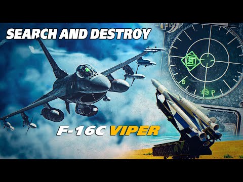 2 Ship F-16C Viper Behind Enemy Lines | SEARCH AND DESTROY | Digital Combat Simulator | DCS |