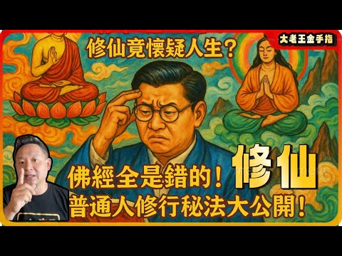 【老王来了｜修仙】清华理工男修仙竟怀疑人生？佛经全是错的！普通人修行秘法大公开！#玄学 #老王来了 #修仙 #修身 #修行 #大老王金手指