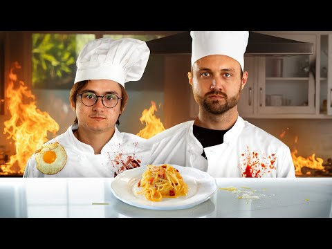 Can Two Conjoined YouTubers Cook a Nice Italian Meal? | 2 Headed Chef Ep. 1