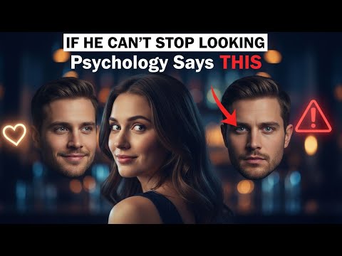 If He Can't Stop Looking At You, Psychology Says THIS (not what you think)