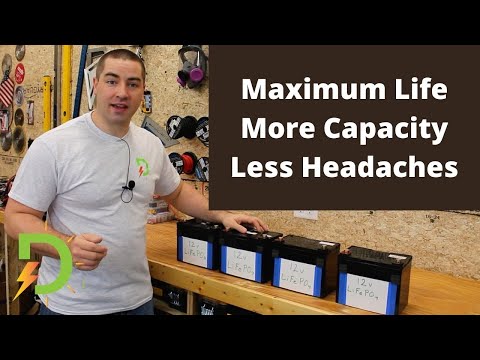 How to Series Connect 12v LiFePO4 Batteries, and Top Balance