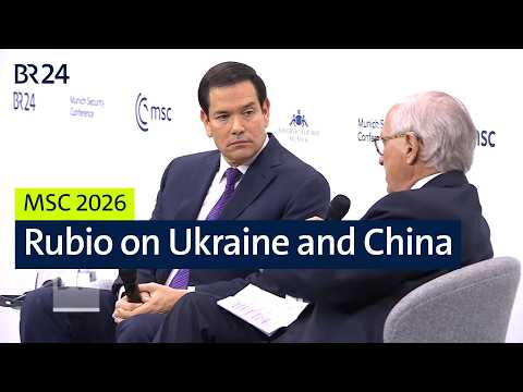 Rubio on the Ukraine peace negotiations and the relations with China | MSC 2026 | BR24
