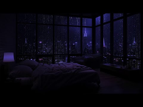 Ultimative Einschlafhilfe: Entspannen Sie sich mit Regengeräuschen in einer Stadtnacht 🌧️