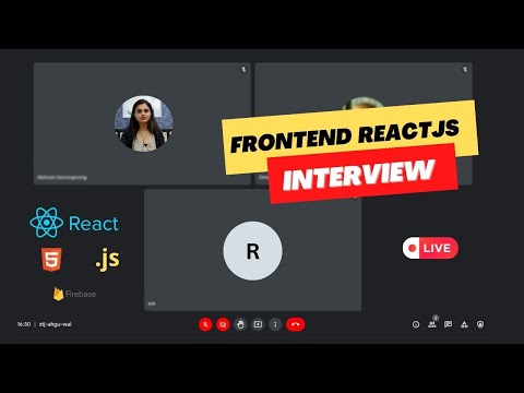 Fresher's Frontend | Javascript 🎉 | ReactJs Interview (Mock) [Most Asked Questions -2025]