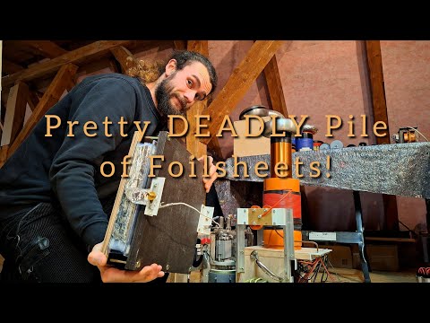 I Build an MASSIVE High Voltage DIY Capacitor!