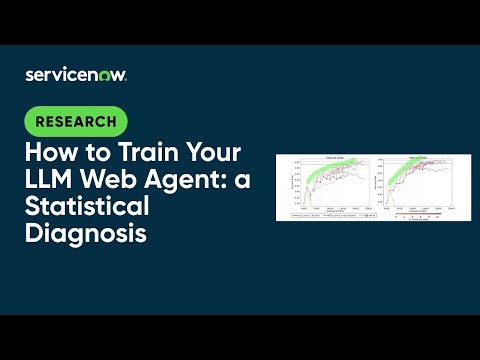 How to Train Your LLM Web Agent: a Statistical Diagnosis